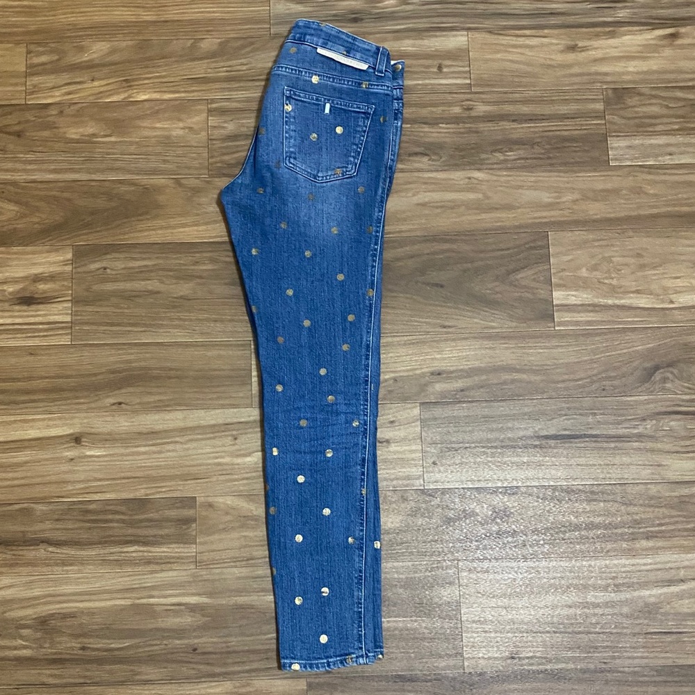 Stella McCartney Jeans Metallic Polka Dot - Picture 2 of 8